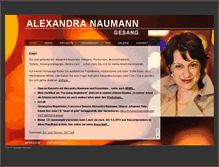 Tablet Screenshot of alexandra-naumann.de